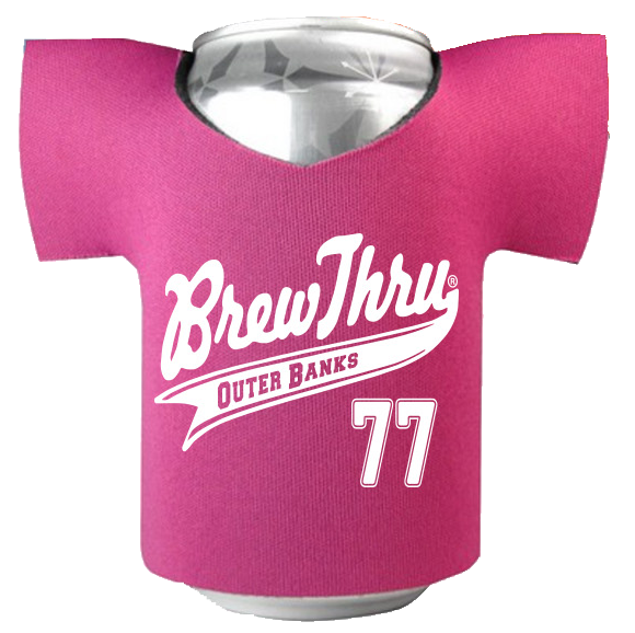 Jersey Koozie - Neon Pink image