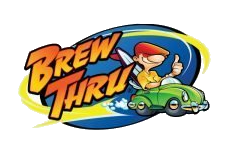 Brew Thru Logo Sticker image 0