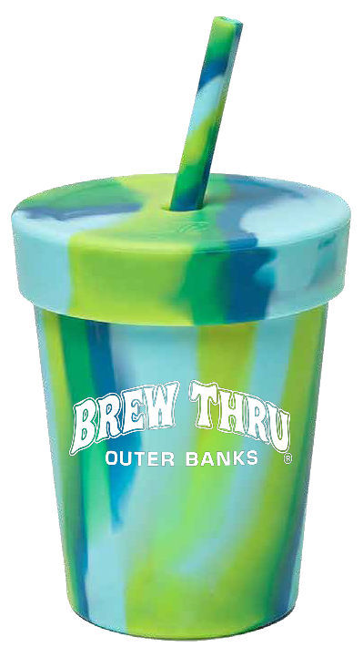 SiliPint® 8oz Sea Swirl Kid's Tumbler Set image 0