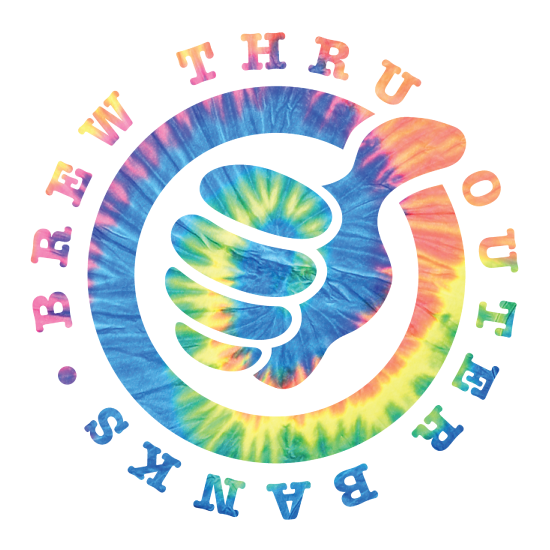 Thumbs Up Tie Dye Sticker image 0