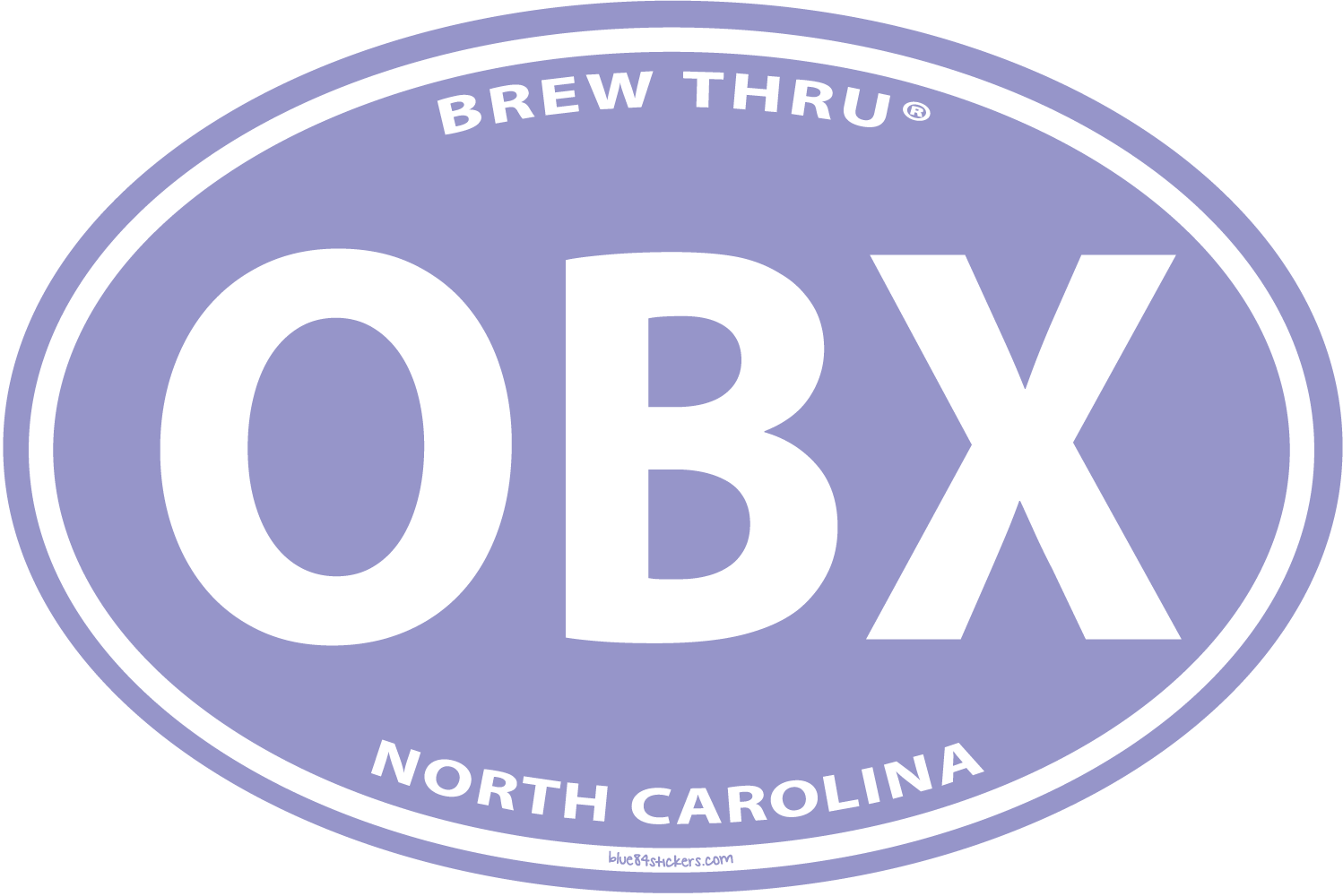 Brew Thru Outer Banks Sticker image 0