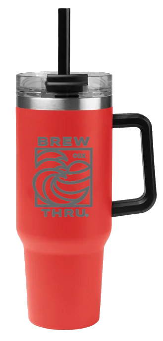 40oz Red Intrepid Tumbler image 0
