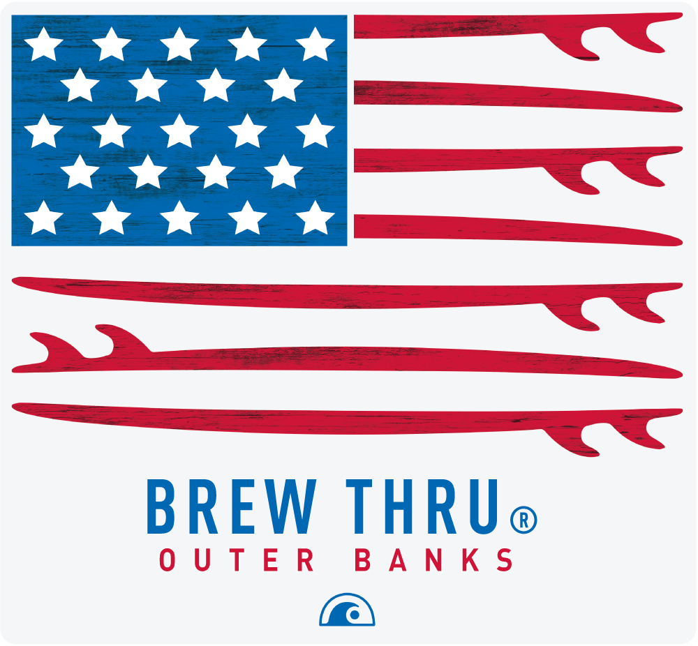 Stars, Stripes & Swell Sticker image 0