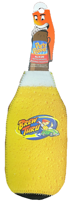 Party Popper Bottle Koozie - Beer image