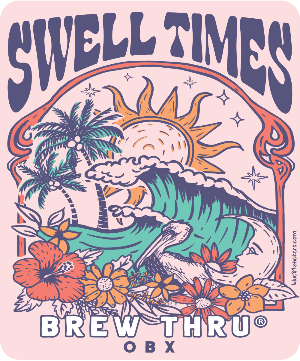 Swell Times Sticker image 0