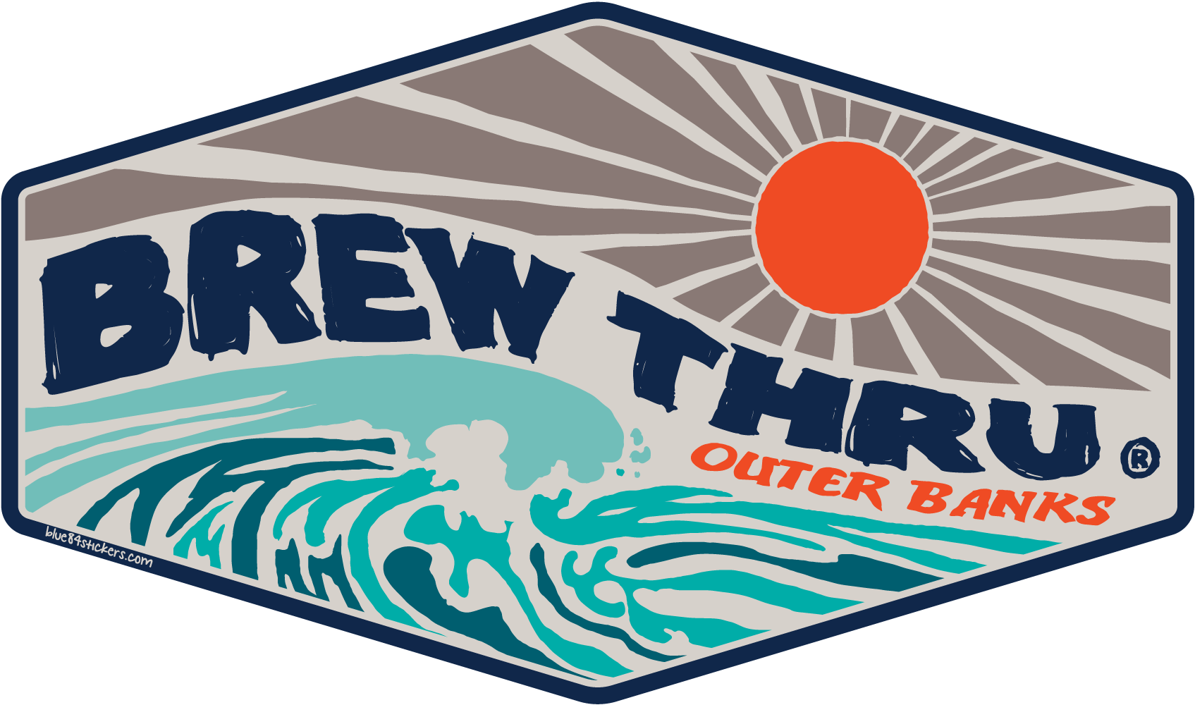 Sunrise Swell Sticker image 0